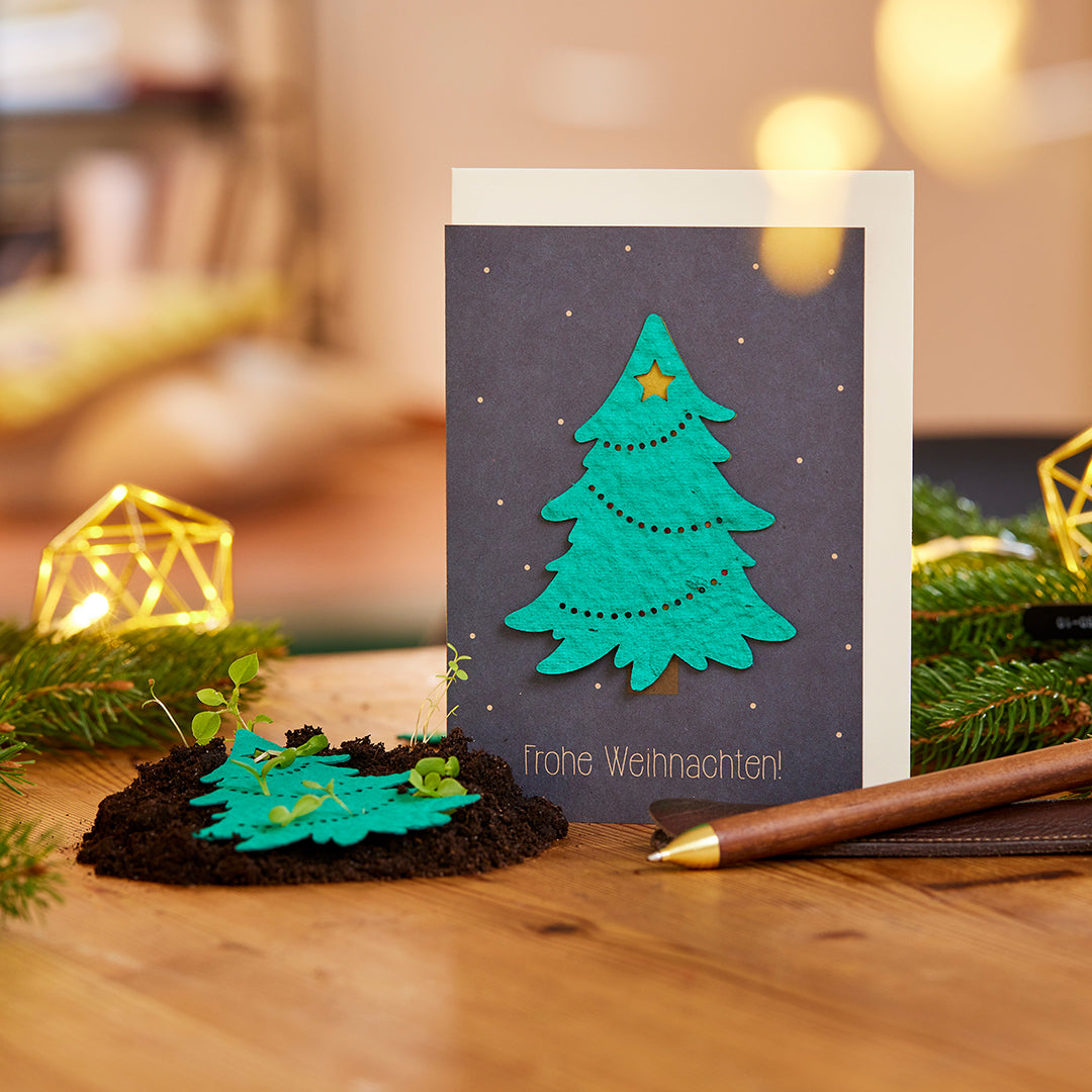 Greeting card - Christmas tree - Merry Christmas