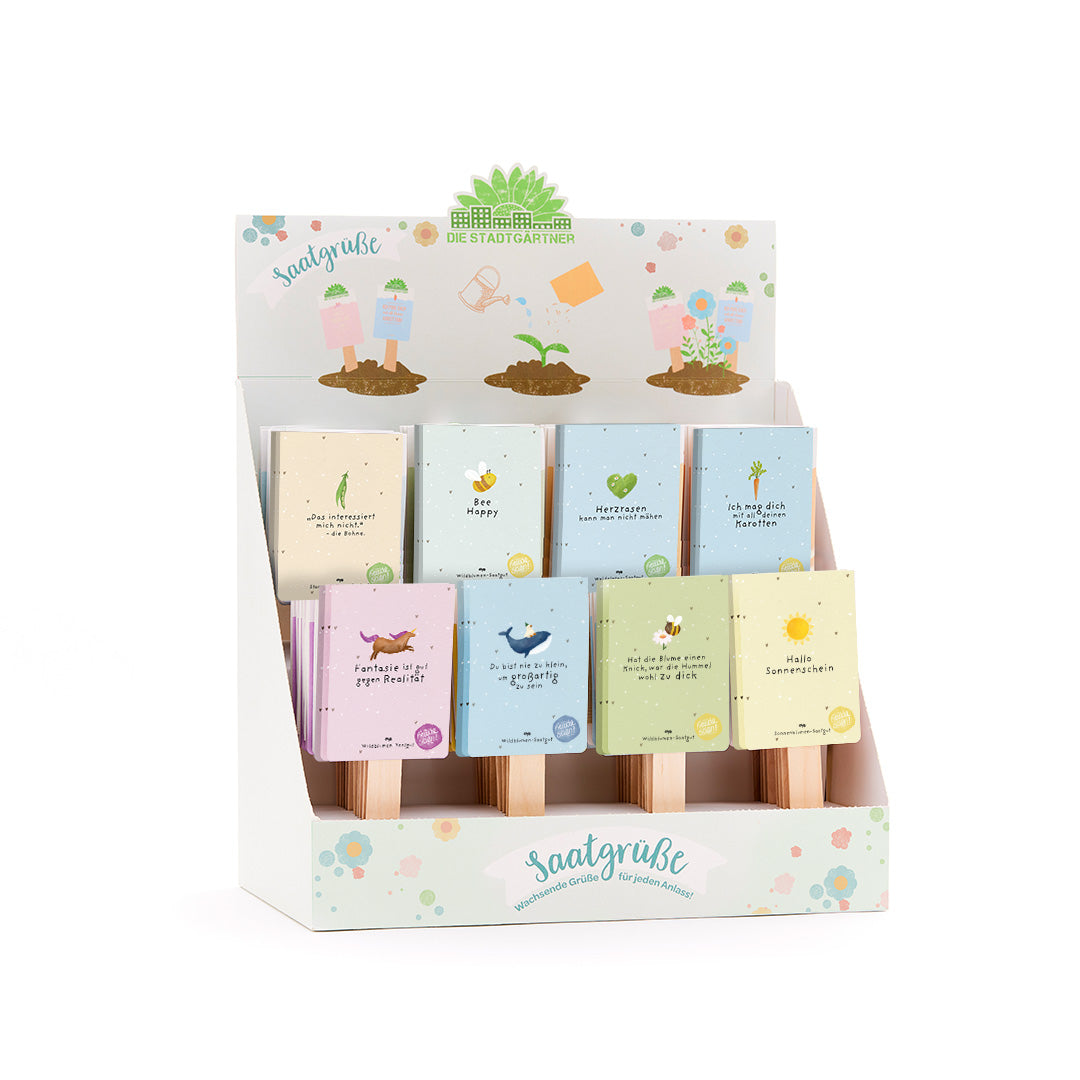 Tray - Seed Greetings - 8 compliments of 10 pieces each