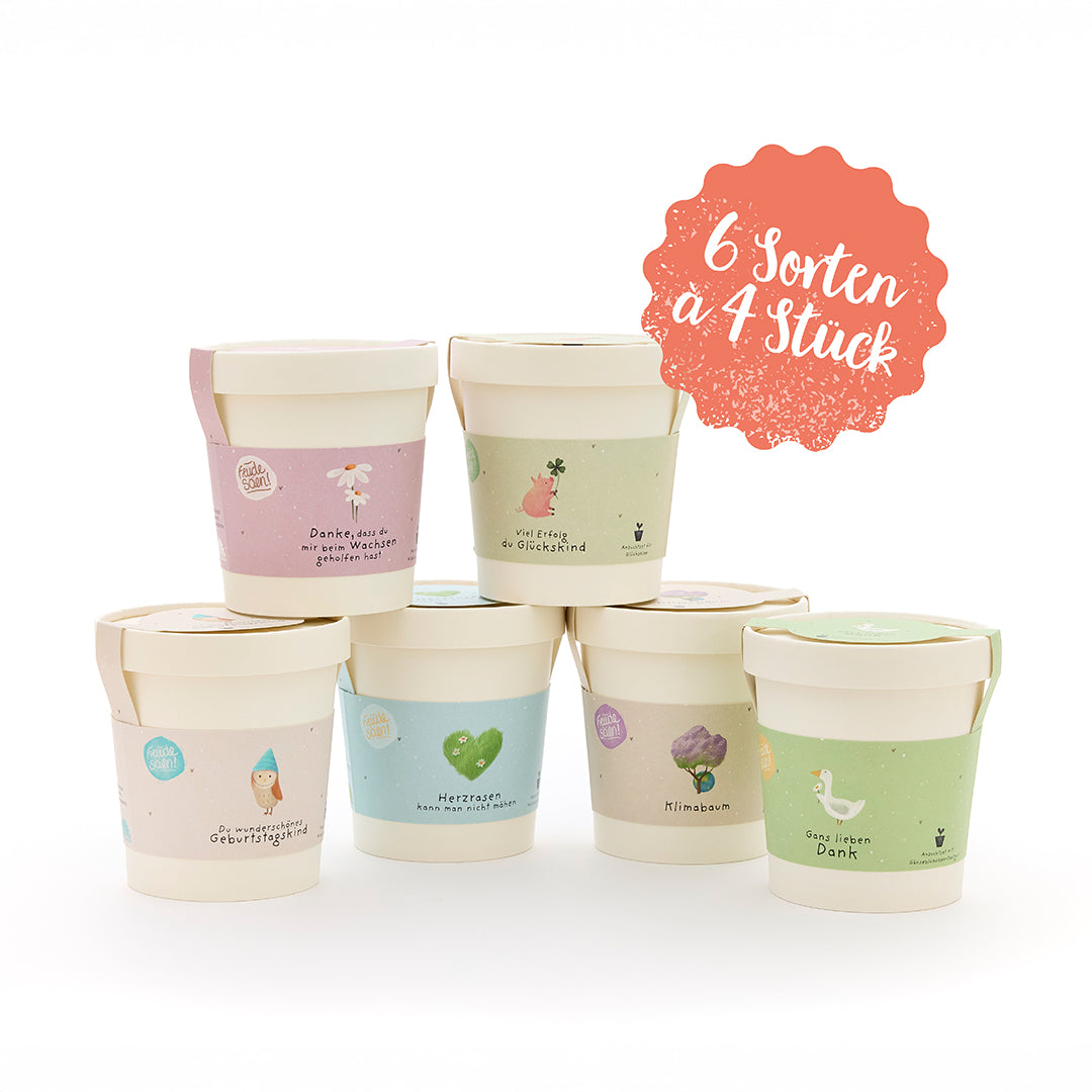 Cup set of 24 with 6 varieties