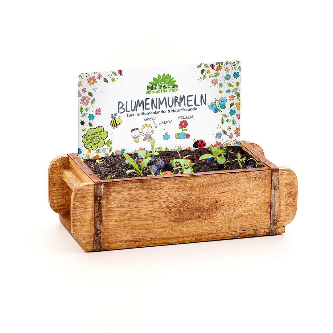 Sales support flower marbles (brick shape)