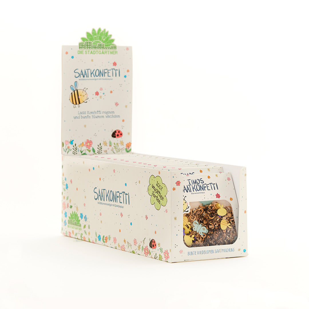 Tray seed confetti, filled 30 pieces